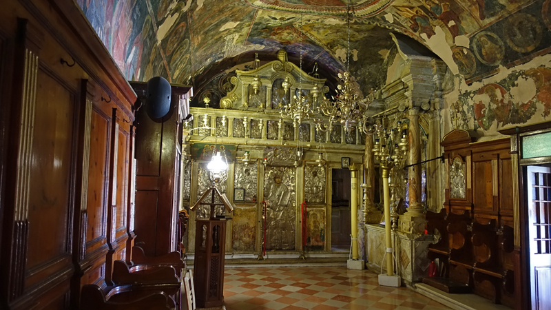 2017-10-12_105704 korfu-2017.jpg - Im kleinen Kloster auf dem Pantokrator                               